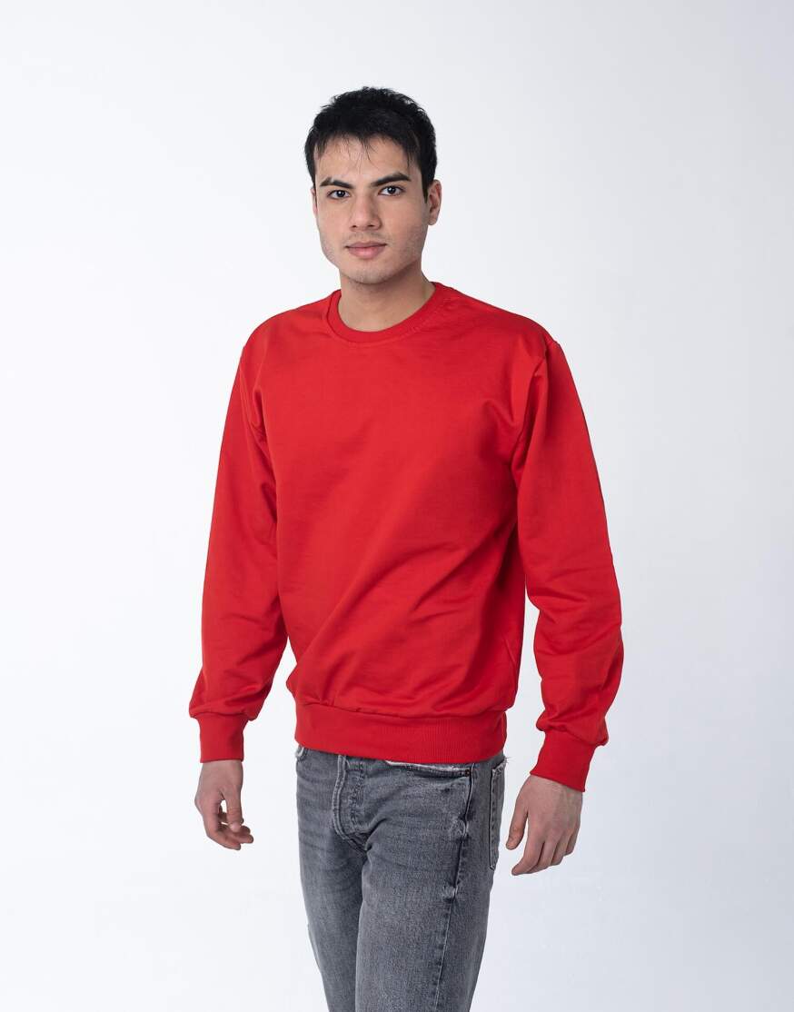 Красный свитшот мужской оптом
