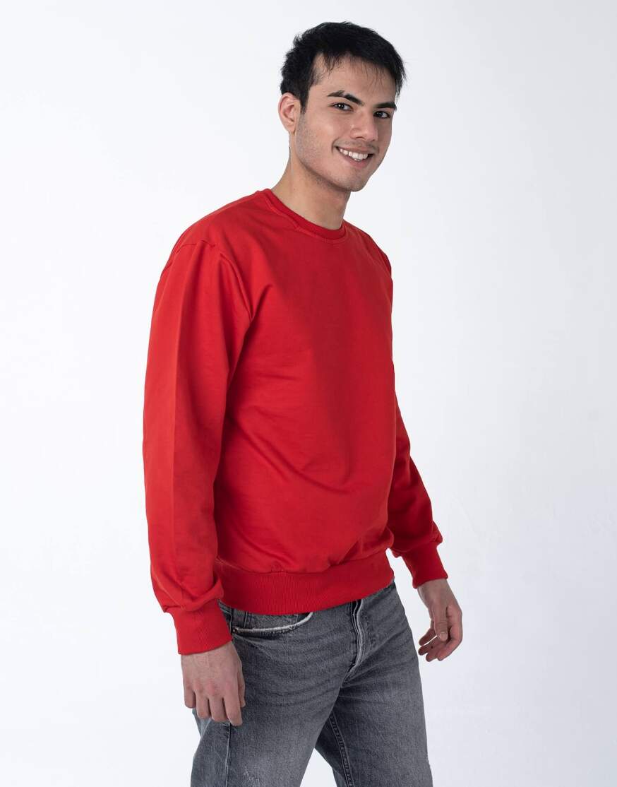 Красный свитшот мужской оптом